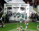 CO2 jet special effects at the NFL in London